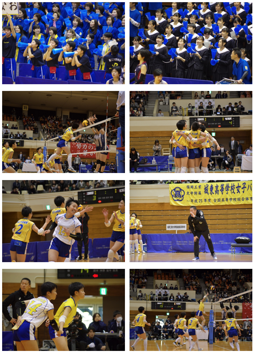 バレーボール 女子 春の高校バレー福岡県大会 準優勝 部活動 新着情報 福岡工業大学附属 城東高等学校